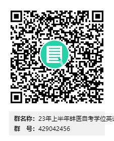 2023年上半年蚌埠医学院护理学自考学士学位英语网考信息注册通知